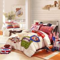 LOVO罗莱家纺纽卡斯尔 全棉贡缎四件套1.5米200*230