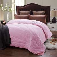 小绵羊 优丝 馨丝绒蚕丝冬被 粉 200*230