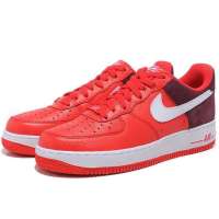 耐克男空军一号板鞋488298-600红/白41