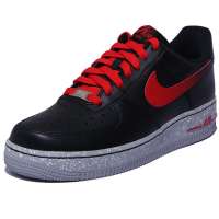 耐克男空军一号板鞋488298-070黑/红/泼墨42.5