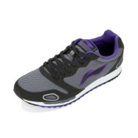 李宁男经典跑鞋ARCG015-3冷灰/幻影灰/湖人紫41.5