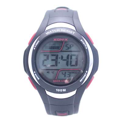 XONIX精准时尚男士手表LED防水电子表多功能户外登山运动手表JC-006A