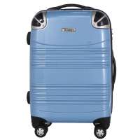 凌日100%PC材质拉杆旅行箱冰蓝色19寸PC160PC160