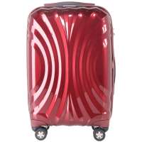凌日100%PC材质拉杆旅行箱酒红色24寸PC176PC176