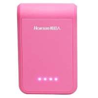 影巨人移动电源P8302F 9200MAH桃粉