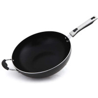 胡太太炒锅32cm[陶晶无烟锅可立盖]HTC6041