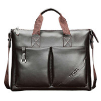 FEGER斐格 男士手提商务横款公文包 棕色
