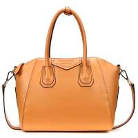 PASTE柏斯特2013新款英伦复古真皮女包牛皮单肩手提斜挎经典包包1P5001浅橙色