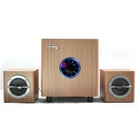 长城2.1多媒体有源音箱GW301（咖啡木纹）