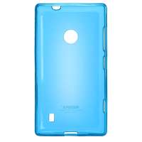 睿量(REMAX) 布丁保护套诺基亚Lumia 520 蓝色送贴膜