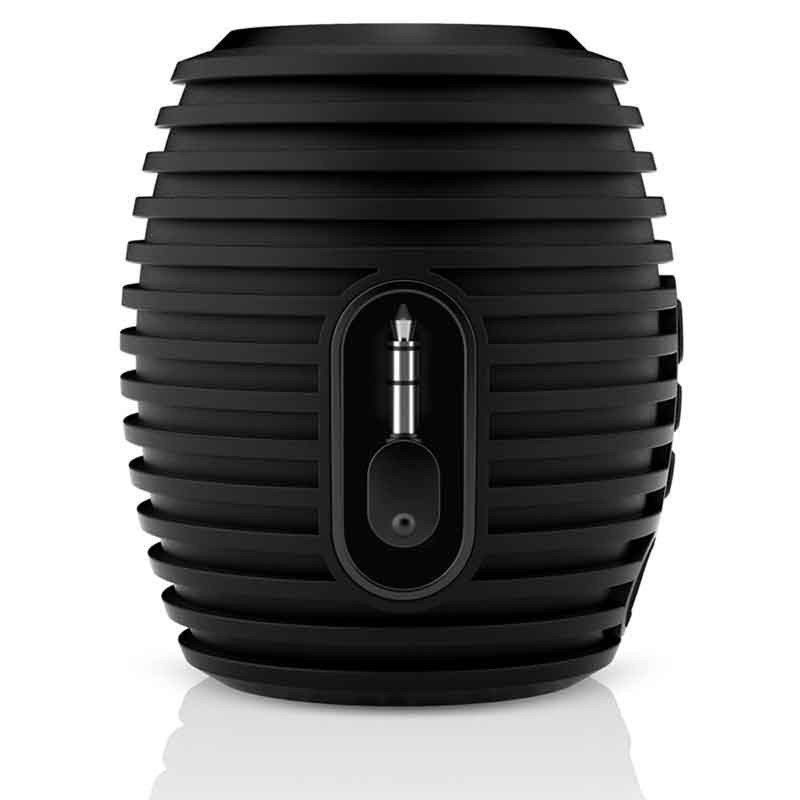 Philips/飞利浦SBM110 时尚口袋便携迷你插卡音箱儿童MP3播放器扬声器 笔记本电脑小音响 创意伸缩线 黑色