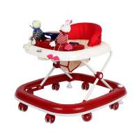 Lecoco乐卡正品可折叠儿童学步车助步车多功能优质BW01玫瑰精灵