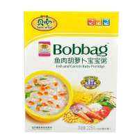 贝兜鱼肉胡萝卜宝宝营养粥