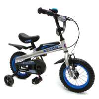 祺娃娃正品儿童自行车擎天柱男女宝宝童车脚踏车擎天柱银本色16寸