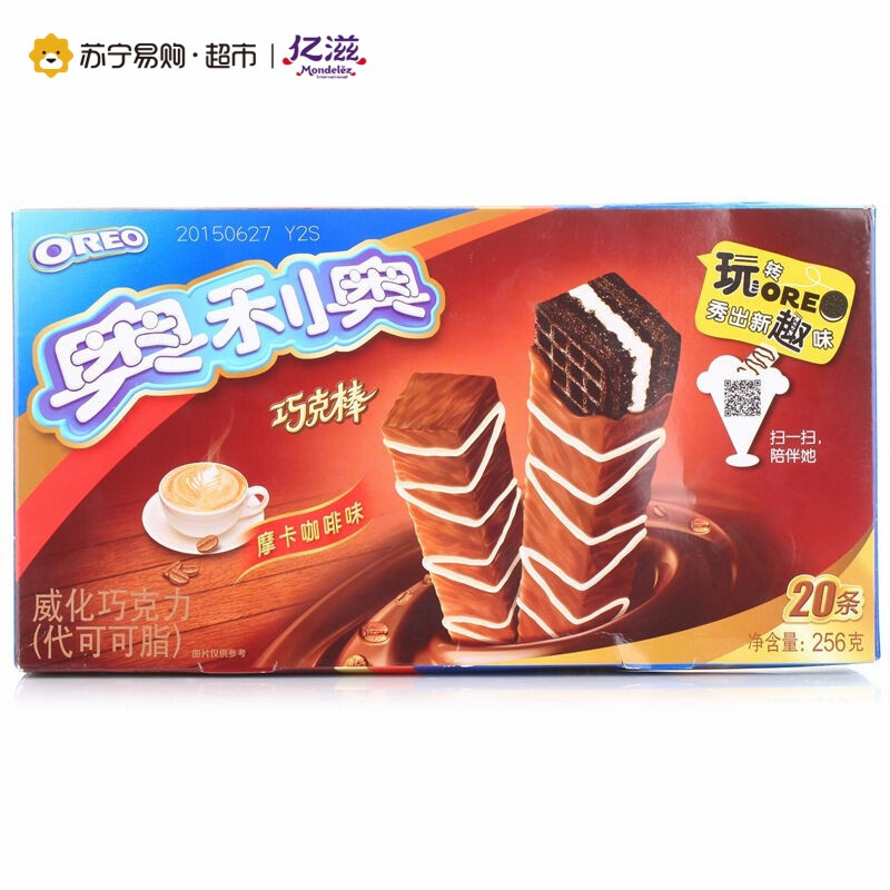 奥利奥 巧克棒（摩卡咖啡味）256g/盒（分享装）