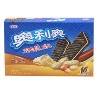 奥利奥 双心脆威化饼干 (花生口味) 232g/盒（16条装）