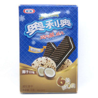 奥利奥 双心脆威化饼干（冰淇淋椰子味）72g/盒