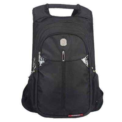 孔子书包 双肩包电脑背包 旅行商务休闲背包大中学生书包学院风男女包  R206黑色