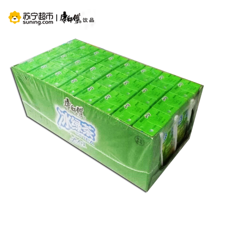 康师傅 冰绿茶250ml*24盒 整箱 茶饮料