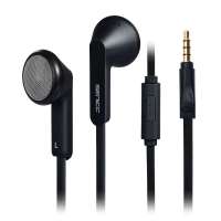 声丽耳塞式手机音乐耳塞带线控IC5(黑色)
