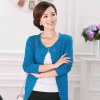诗米利琪 女装 镂空百搭开衫小披肩短外套针织衫E-8606