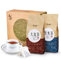 茶人岭 谷道茶礼 大麦玄米1+1彩袋组合装/360克