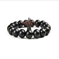 TFF蒂凡印尼黑檀木开光佛珠手链 10mm
