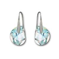 施华洛世奇Swarovski Galet Light Azore Blue 选蓝色豌豆穿孔耳环 949740