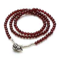 阿梵尼 石榴石手链 S925银葫芦款 招财旺夫附证书