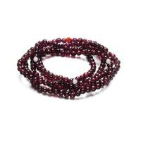 阿梵尼 天然石榴石手链 216*3mm