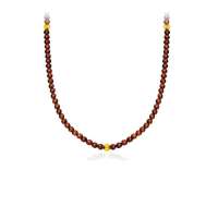 宝庆尚品 足金黄金时尚菩提子手链  长款 3粒 1004572301