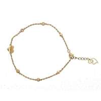 宝庆尚品 18K玫瑰金钻石手链 1005688027