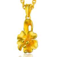 潮宏基 官方正品-花情密语系列-花情密语-足金-足金/黄金吊坠