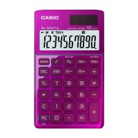 卡西欧(CASIO)SL-1000TW-PK 魅雅计算器 便携机 魅惑红