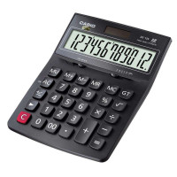 卡西欧(CASIO)DZ-12S 商务计算器 经智系列 黑色