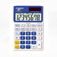 卡西欧(CASIO) SL-300VC-BE 亮彩计算器 卡片式 晶蓝