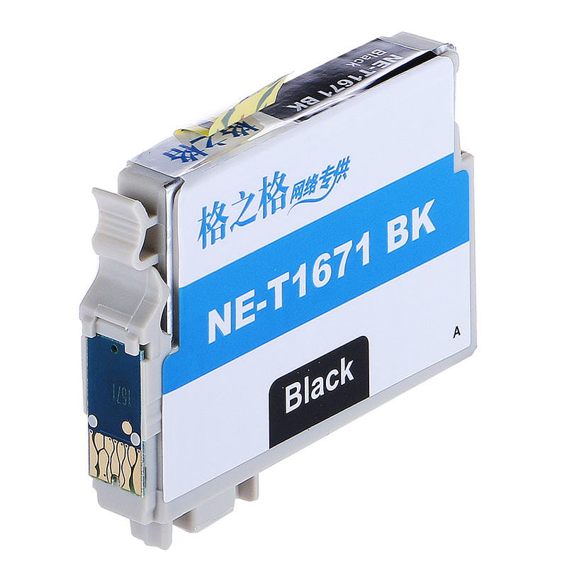 格之格NE-T1671BK 黑色墨盒适用爱普生T1661,EPSON ME10、EPSON ME101