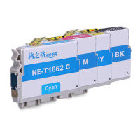 格之格NE-T166 4支套装彩色墨盒适用爱普生T166,EPSON ME10/ ME101