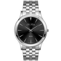 FEELS 超薄黑盘钢带(Ronda机芯)F2223GBS