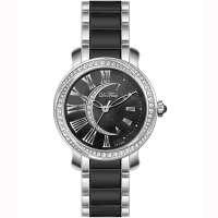 FEELS 月亮女神黑盘陶瓷节钢带 F8153LBS