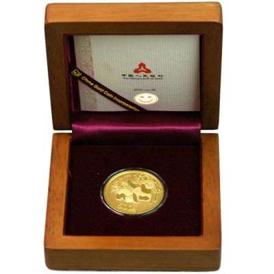 中国金币 中国熊猫金币发行30周年1盎司金质纪念币