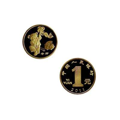中国金币 十二生肖流通纪念币(兔)整卷装 (50枚)