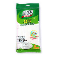 意邦易洁滤油型棉柔抹布(3片装)