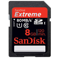 SANDISK(闪迪)Extreme(8G) SD卡(80M/S)