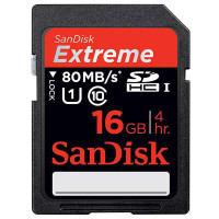 SANDISK(闪迪)Extreme(16G) SD卡(80M/S)