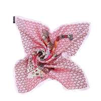 GLOVIN 知品风格 小马小方巾 粉色