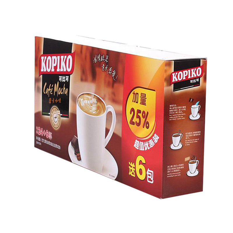 KOPIKO 可比可摩卡咖啡24+6杯(24入)印尼进口速溶咖啡