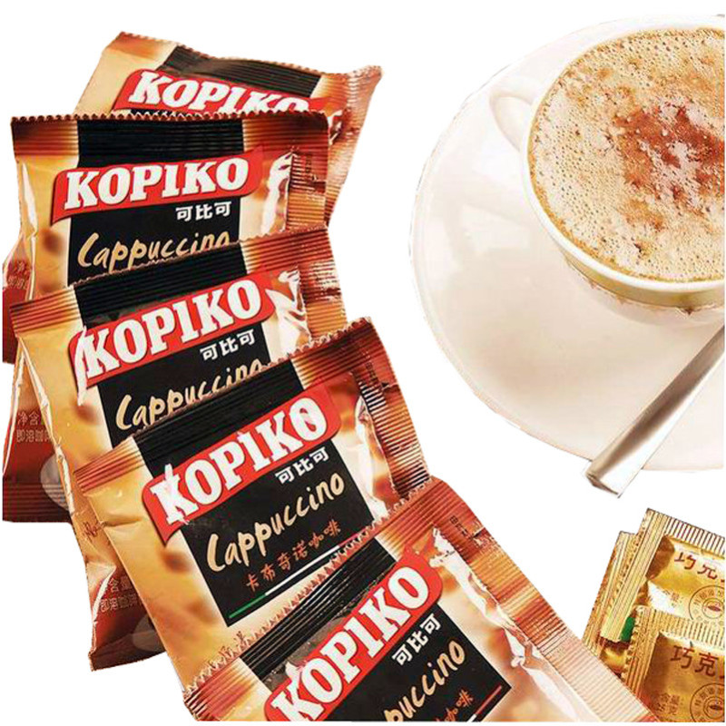 KOPIKO可比可 卡布奇诺咖啡24+6包(24入)印尼进口速溶咖啡