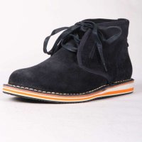 星期六蓝色二层磨砂牛皮男靴 SS1WSM850164