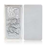 钻石凤凰 999千足银条 500克 龙腾天下AG0115